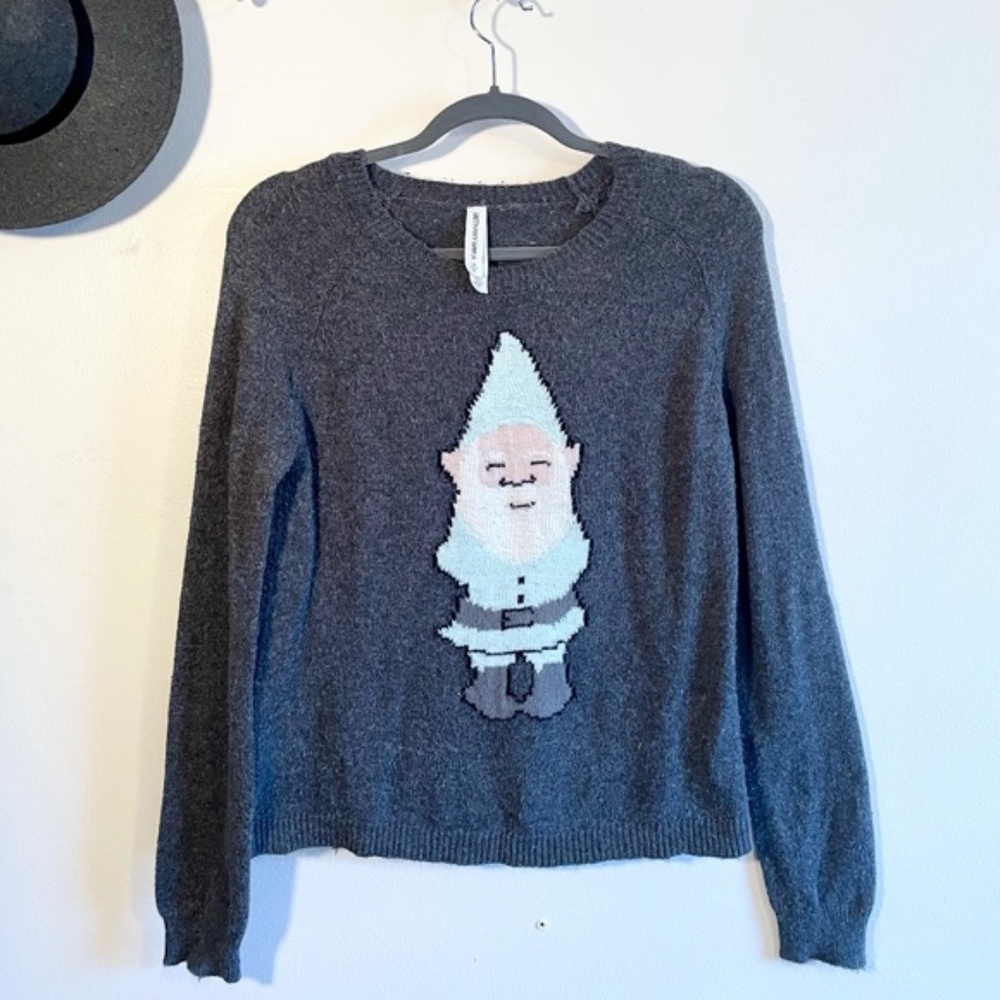 Aeropostale Bethany Mota Sequin Gnome Sweater